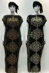 The Muslim Kalama creased embroidered robe and scarf are integrated as one Application Scenario